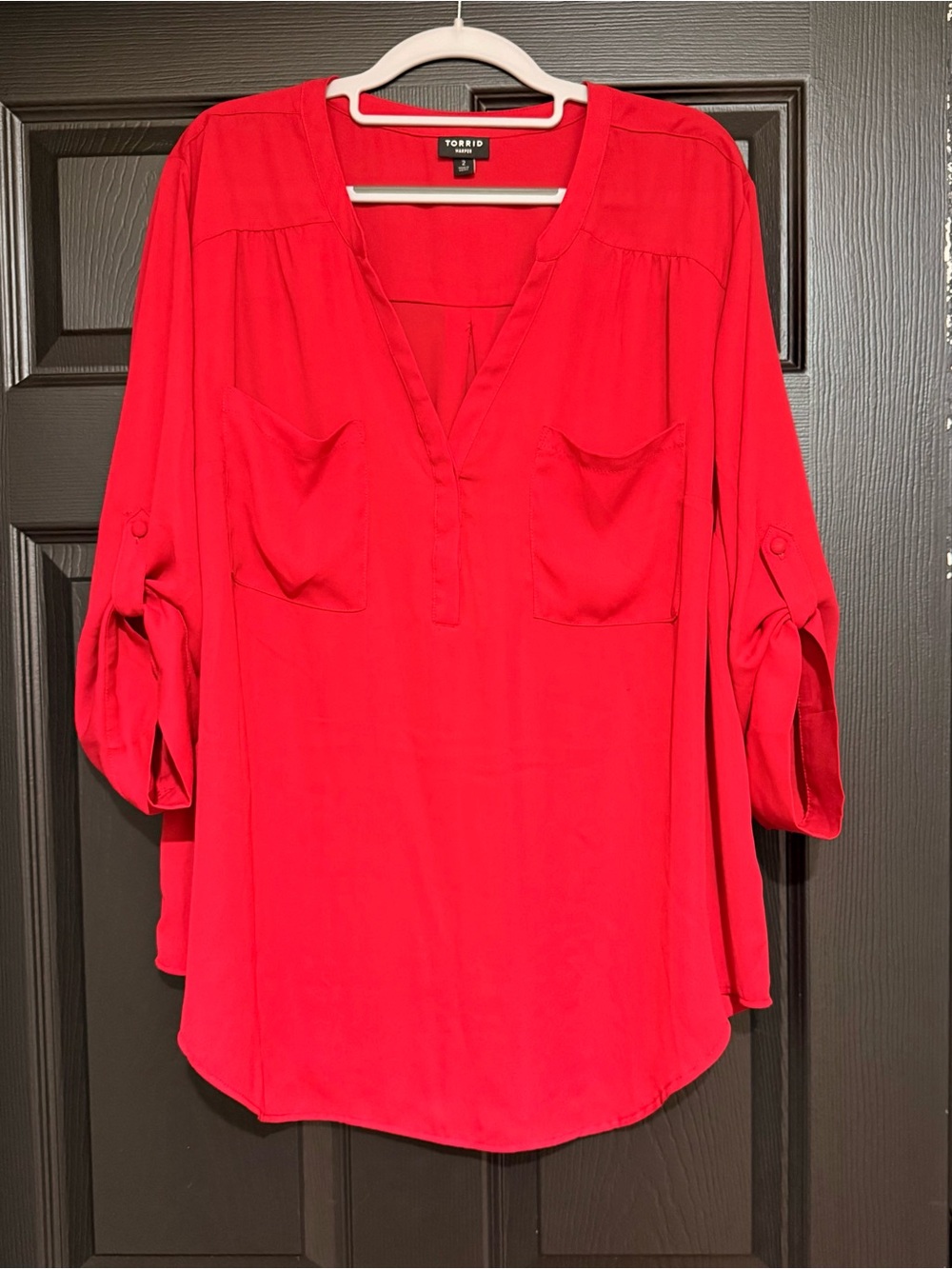 torrid Bright Red Harper Tunic